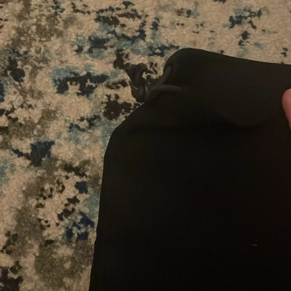 Rag and Bone Black Velvet Garment Bag